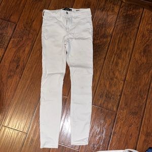 Hollister White High Rise Jeans